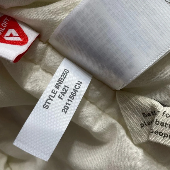 NWT Madewell Fall 2021 Padded Jacket in Plaid Antique Cream size XS NB250 - Picture 5 of 12